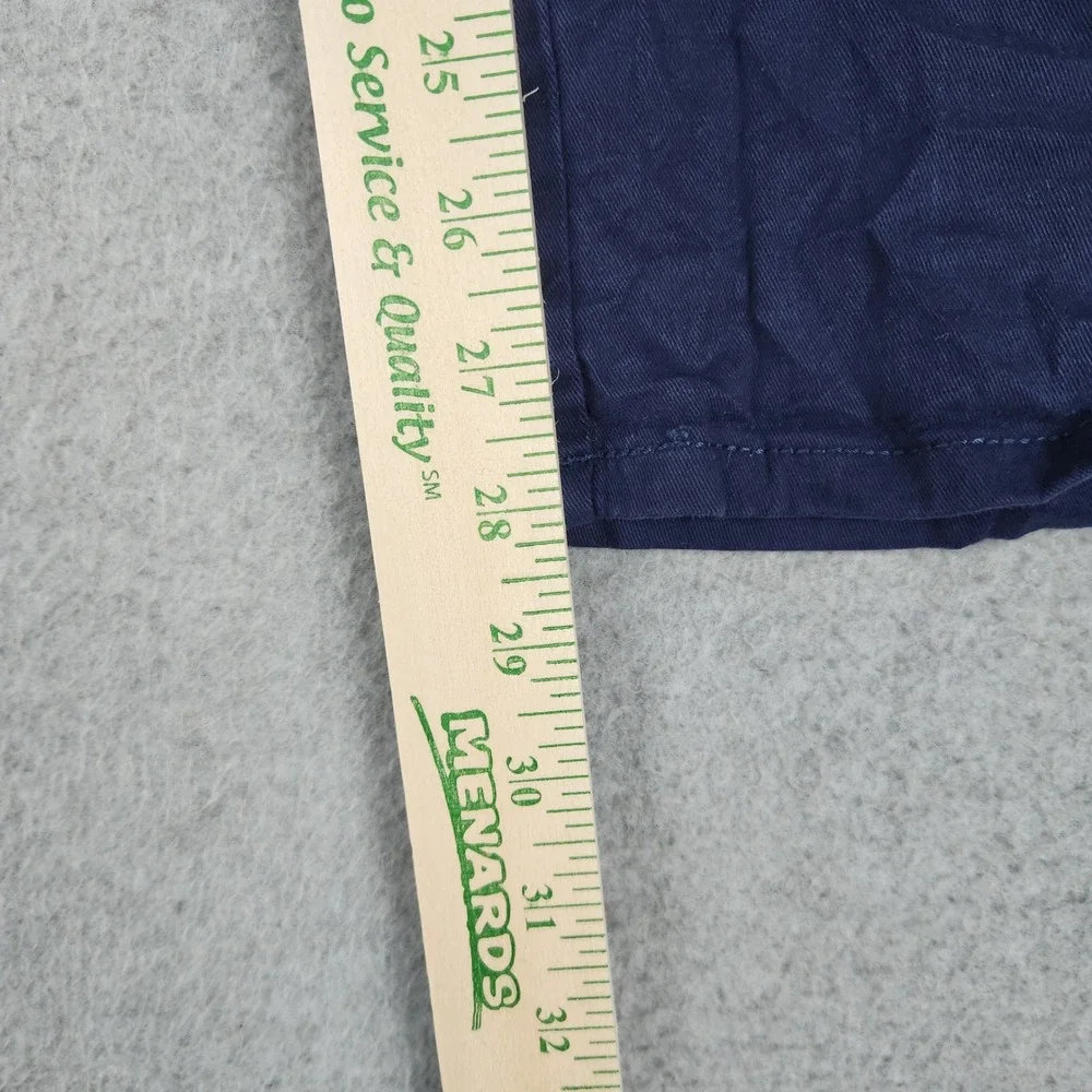 The Childrens Place Chino Pants Kids 18 Navy Blue Cotton Straight Leg Stretch
